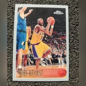 Kobe Bryant Lakers HOF Topps Chrome Basketball Rookie Card Mint